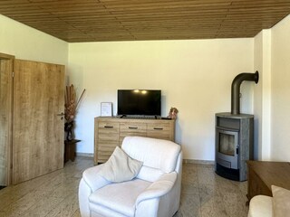 Wohnzimmer mit Ofen