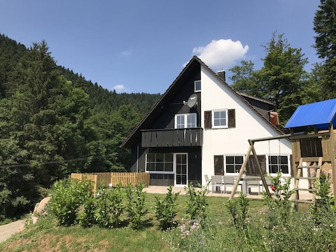 Ferienhaus Charlet Lohmühle - Garten, Sauna, Tischkicker