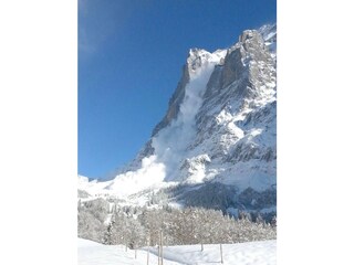 Berühmte Wetterhorn Lawine