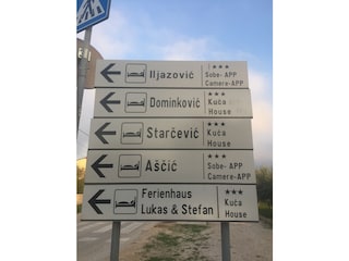 Sign Holiday home LUKAS & STEFAN