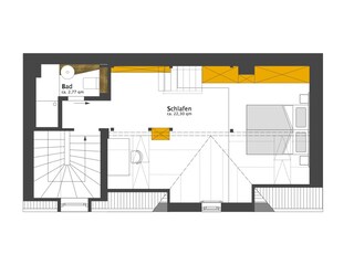 DG - Schlafen / Aufgang Dachterrasse