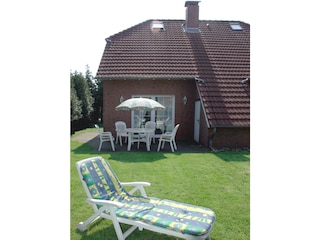 Blick auf die Terrasse