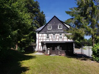 der ehemalige Biergarten des Alten Gasthauses