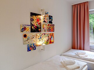 Schlafzimmer 5 mit 2 Einzelbetten