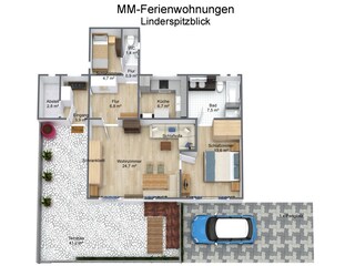 Apartamento de vacaciones Mittenwald Plano de planta 27