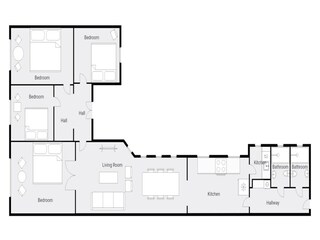 Appartement Kopenhagen Plan d'étage 24