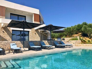 Villa Navira Gialova - 55 m2 privater Infinity-Pool
