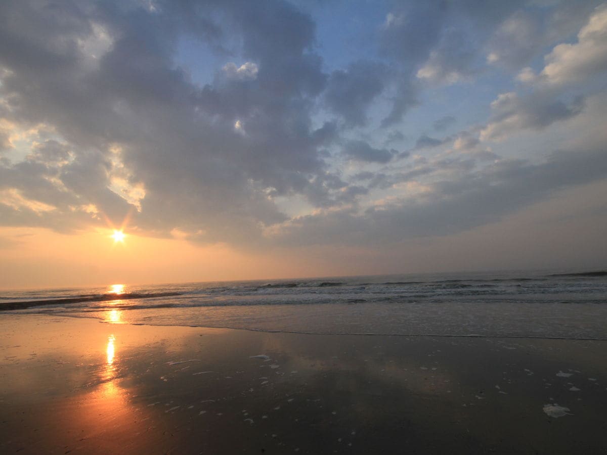 Sonnenuntergang am Strand