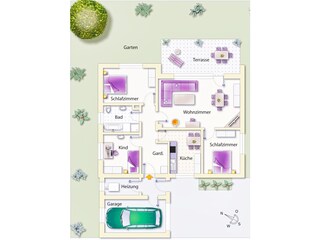 Holiday house Nieblum Floor Plan 40
