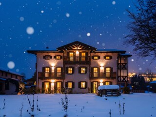 die Villa im Schnee