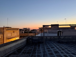 Dachterrasse Abendstimmung
