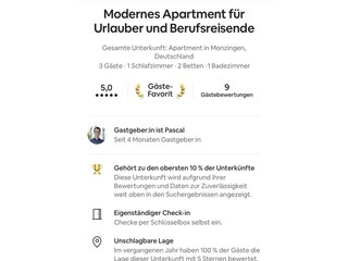 Bewertung anderer Gäste