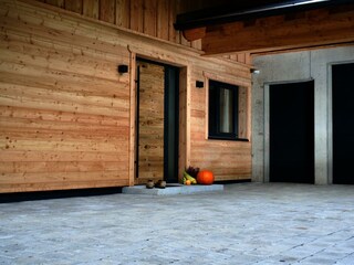 Chalet Eingang @Oberschernthann