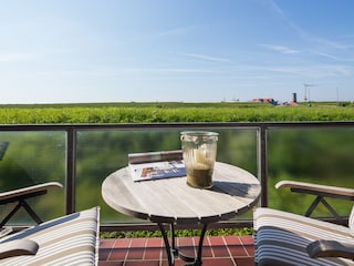 Blick vom Balkon