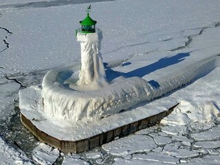 Lighthouse Sassnitz in Winter 2026