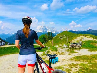 Mountainbiken in den Bergen