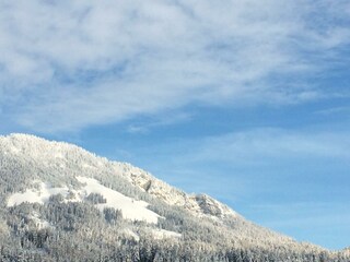 Tief verschneite Winterlandschaft