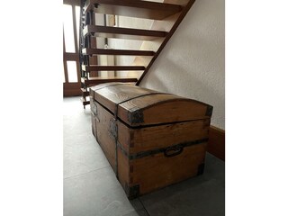 Schatztruhe Hauseingang
