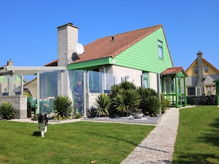 Ferienhaus mit überdachter Terrasse