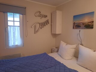 Das Bett mit durchgehender Matratze 1,60x2,00mtr.