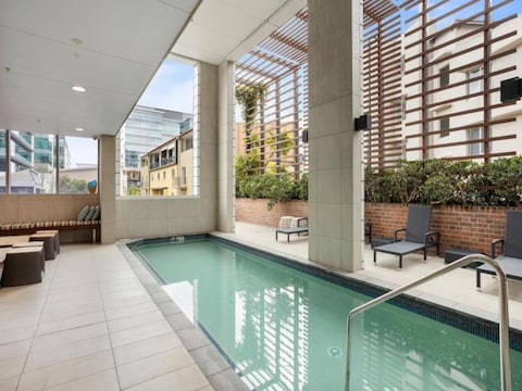 Apartment Modernes 1-Bett mit Pool in der Nähe des Brisbane River