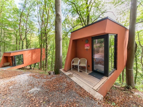 Ferienhaus Unter dem Blätterdach: Wald-Greiskrauthütte