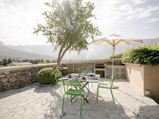 Terrace with plancha
