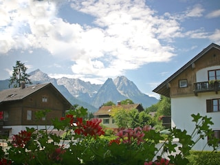 Blick vom Balkon