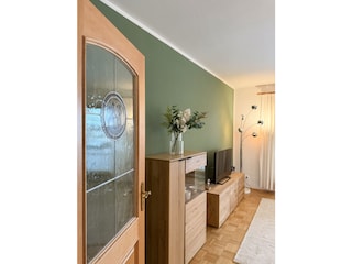 Blick ins Wohnzimmer