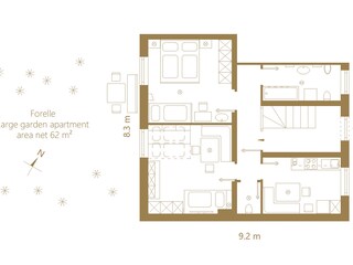 Ferienwohnung Wolkenstein in Gröden Grundriss 25