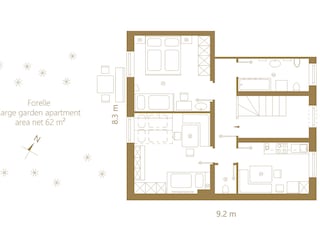 Holiday apartment Wolkenstein in Gröden Floor Plan 24