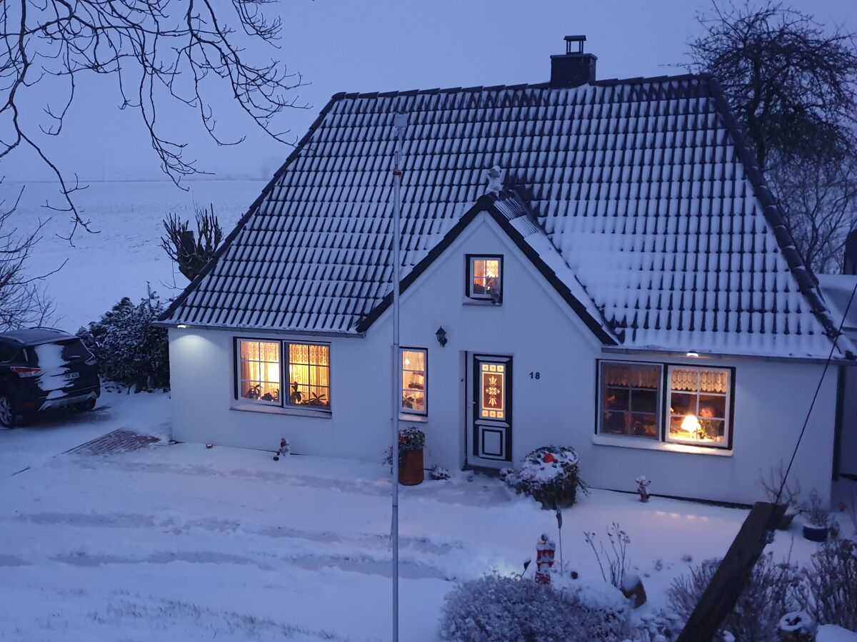 Ferienhaus Diekkieker im Winter