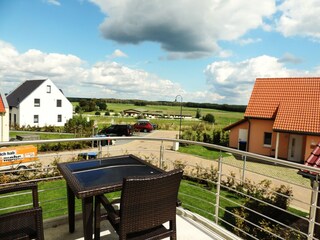 Blick von der Dachterrasse