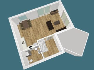 Vakantiehuis Ouddorp Grondplan 25