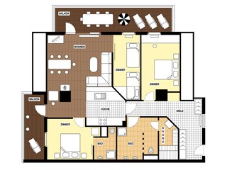 Appartement de vacances Koserow Plan d'étage 21