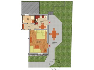 Vakantieappartement Hirschaid Grondplan 17