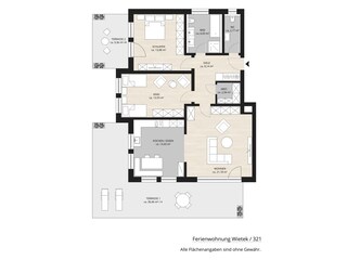 Appartamento per vacanze Oberstdorf Pianta del piano 16