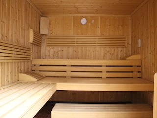 Blick in die Sauna