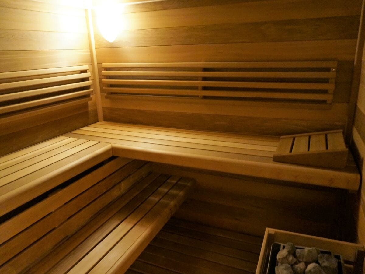 Nach einer Radtour finden Sie Enstpannung in der Sauna