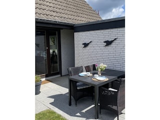 Terrasse im hinteren Garten