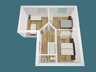 Casa de vacaciones Ouddorp Plano de planta 22