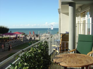 Balkon mit herrlichem Meerblick