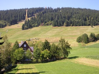 Blick aus der Ferienwohnung