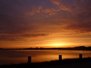 Sonnenuntergang Ummanzer Brücke