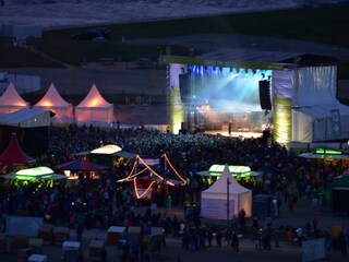 Beachparty auf der Lagune
