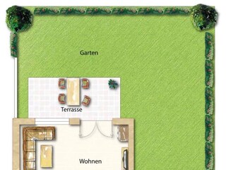 Casa de vacaciones Zingst Plano de planta 28