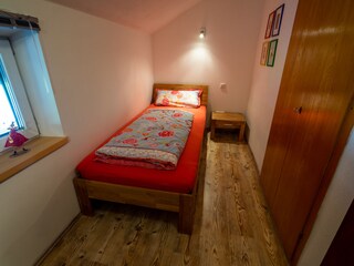 Einzelschlafzimmer im Obergeschoss