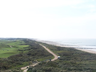 Auf den Dünen mit Blick auf den Golfplatz