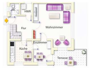 Casa per le vacanze Nieblum Pianta del piano 31