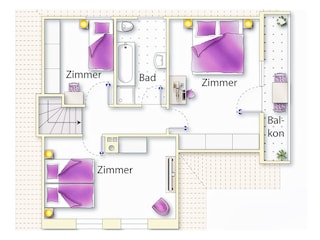 Vakantiehuis Nieblum Grondplan 27